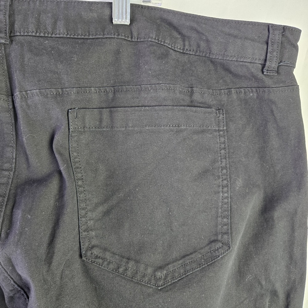 Old Navy Extra High Rise Wide Leg Chino Pants Black Womens 26 Stretch Modern - Picture 4 of 10